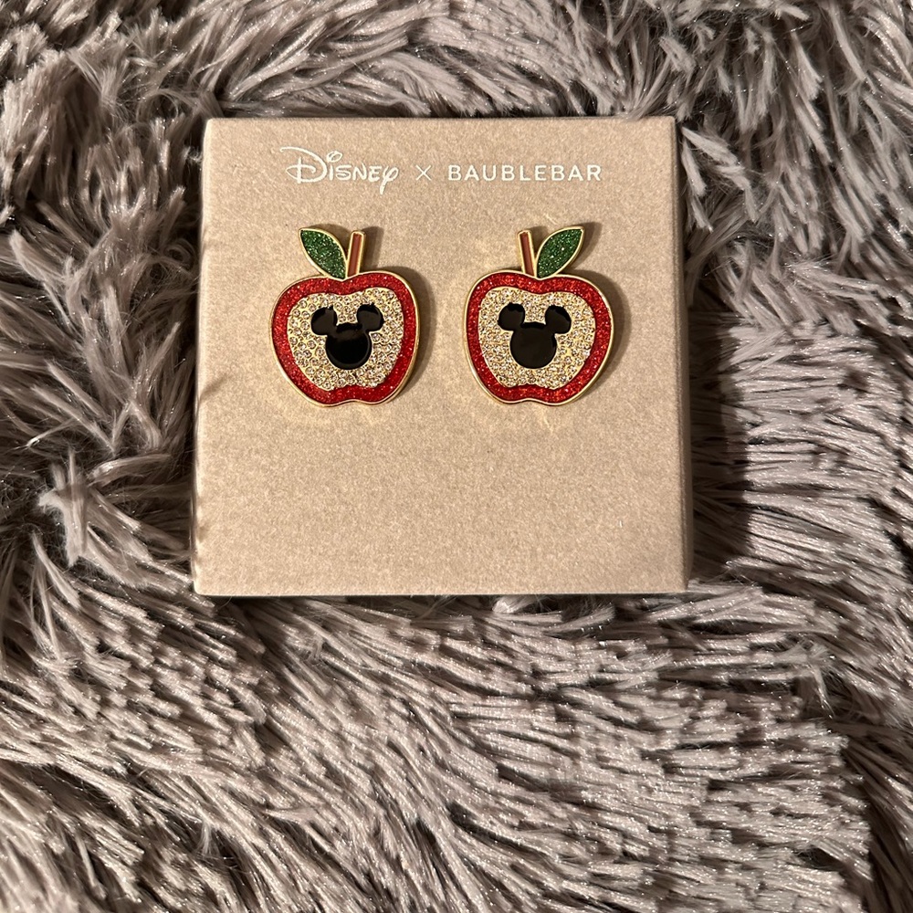 Disney x BAUBLEBAR Mickey Mouse Apple Earrings